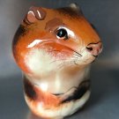 Hamster figurine selenite natural stone statuette handmade from Russia