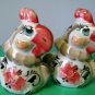 Two parrots porcelain figurines art home decoration handmade