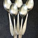 Nickel silver table spoons five PCs production Kolchugino USSR