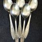 Nickel silver table spoons five PCs production Kolchugino USSR