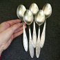 Nickel silver table spoons five PCs production Kolchugino USSR