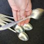 Nickel silver table spoons five PCs production Kolchugino USSR