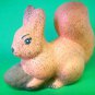 Squirrel with spruce cone , ceramic, folk craft, handmade, made in Russia