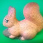 Squirrel with spruce cone , ceramic, folk craft, handmade, made in Russia
