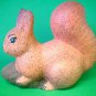 Squirrel with spruce cone , ceramic, folk craft, handmade, made in Russia
