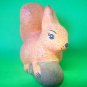 Squirrel with spruce cone , ceramic, folk craft, handmade, made in Russia