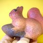 Squirrel with spruce cone , ceramic, folk craft, handmade, made in Russia