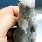 Sable statuette marble chips realistic figurine made in Russia