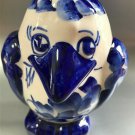 Crow chick porcelain 3.5 inch handmade souvenir from Russia