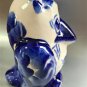 Crow chick porcelain 3.5 inch handmade souvenir from Russia