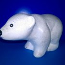 Little polar bear Umka, ceramics character of Soviet cartoons folk craft Russia