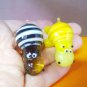 Hippopotamus two funny figurines blown glass handmade souvenirs Russia