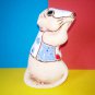 Mouse art ceramic glaze painting folkcraft figurine souvenirs from Russia