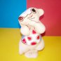 Mouse art ceramic glaze painting folkcraft figurine souvenirs from Russia