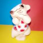 Mouse art ceramic glaze painting folkcraft figurine souvenirs from Russia