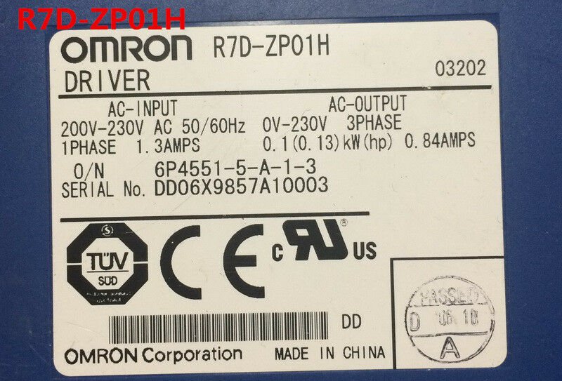 OMRON R7D-ZP01H  R7DZP01H used and tested