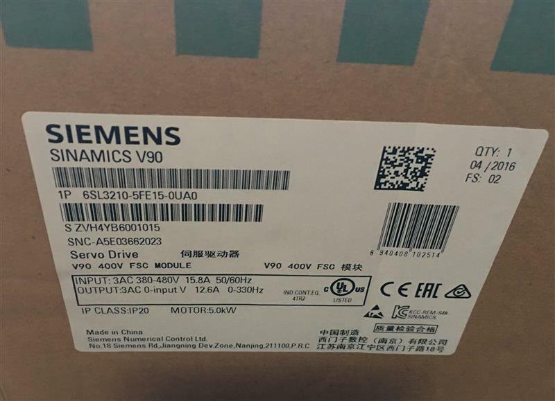 SIEMENS 6SL3210-5FE15-0UA0 6SL32105FE150UA0 new in box 1pcs