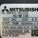 1PC  MITSUBISHI AC SERVO MOTOR  HC-MF73B   NEW EXPEDITED SHIPPING