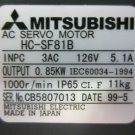 1PC  MITSUBISHI AC SERVO MOTOR  HC-SF81B   NEW EXPEDITED SHIPPING