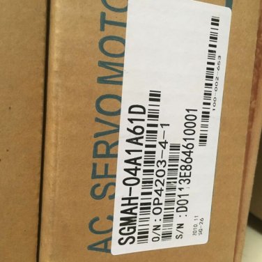 YASKAWA AC SERVO MOTOR SGMAH-04A1A61D NEW ORIGINAL EXPEDITED SHIPPING