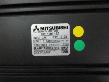 MITSUBISHI AC SERVO MOTOR HC152BT-SZ NEW ORIGINAL EXPEDITED SHIPPING