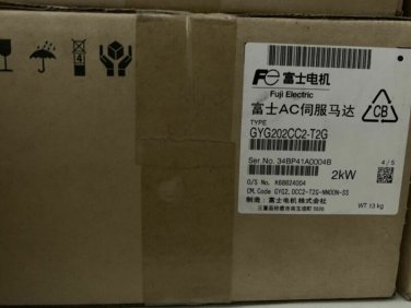 NEW FUJI AC SERVO MOTOR GYG202CC2-T2G GYG202CC2T2G EXPEDITED SHIPPING