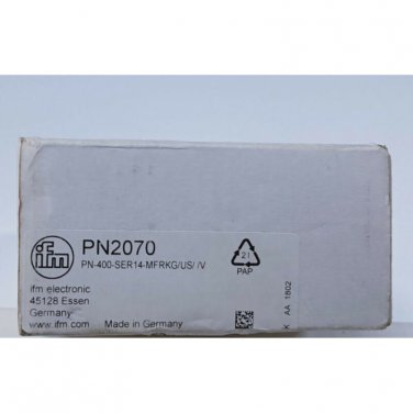 IFM PN2070 New Pressure Sensors Expedited Shipping