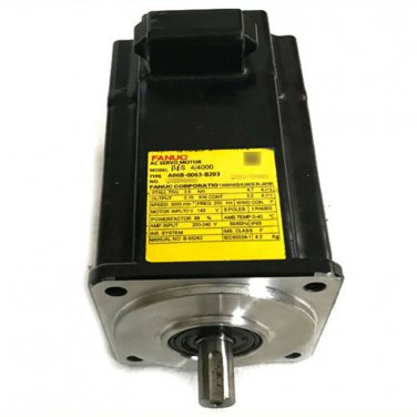 Fanuc A06B-0063-B203 used tested Servo Motor Expedited Shipping