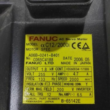Fanuc A06B-0241-B401 used tested Servo Motor Expedited Shipping