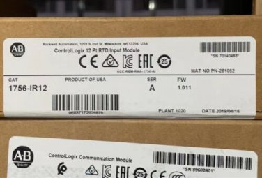 Allen-Bradley 1756-IR12 ControlLogix Non-Isolated RTD Input