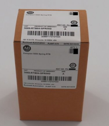 Allen-Bradley 5069-RTB64-SPRING /A Compact 5000 Spring RTB Factory Sealed New