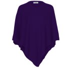 AlchemyStory Cashmere Poncho Purple V-Neck