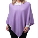 AlchemyStory Cashmere Poncho Lavender V-Neck