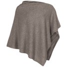 AlchemyStory Cashmere Poncho Cedar Brown SideNeck
