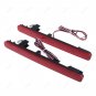2x LED Lens Rear Bumper Reflector Brake Light For Acura TSX Sedan 2009-2014 Red
