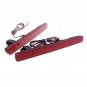 2x LED Lens Rear Bumper Reflector Brake Light For Acura TSX Sedan 2009-2014 Red