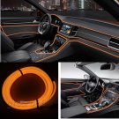 3M 12V Car Vehicle Ambient Interior Orange Cold Light Strip Atmosphere Neon Lamp