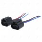 H13 9008 Wiring Harness Female Plug LED Headlight Socket For Off-road Truck Jeep