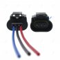 H13 9008 Wiring Harness Female Plug LED Headlight Socket For Off-road Truck Jeep