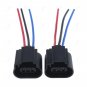 H13 9008 Wiring Harness Female Plug LED Headlight Socket For Off-road Truck Jeep
