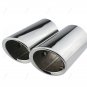 1Pcs For BMW X5 2002-2015 Chrome Stainless Steel Exhaust Tail Muffler Tip Pipe