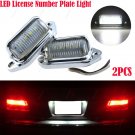 2Pcs Number Plate Lights Led License Plate Light Rear Lamps Universal For N7
