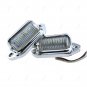 2Pcs Number Plate Lights Led License Plate Light Rear Lamps Universal For N7
