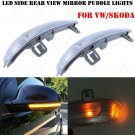 2Pcs Turn Signal Light Rear view Mirror For VW Golf 5 Jetta MK5 Passat B6 Amber