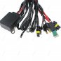 75W/100W HID Bi-Xenon H4-3 Bulbs High/Low Controller Fuse Relay Wiring Harness