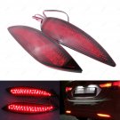 2x Rear Bumper Reflector LED Tail Stop Brake Light For Hyundai Elantra 2011-2014