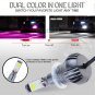 880 899 LED DRL Fog Driving Light Bulb Dual Color Strobe Flash White Pink Purple