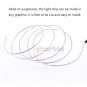 3M Ice Car LED EL Wire Blue Cold Light Flexible Strip Atmosphere Decor Lamp 12V