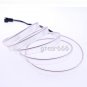 2M 12V Car LED EL Wire White Cold light lamp Neon Lamp Interior Atmosphere Light