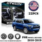 22x White LED Interior Light Package Kit Fit 2010-2018 2019 Toyota 4Runner +Tool